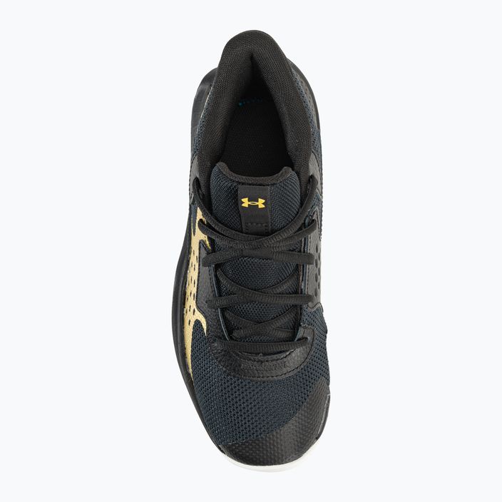 Basketbalové boty Under Armour Jet' 23 black/metallic gold/metallic gold 6