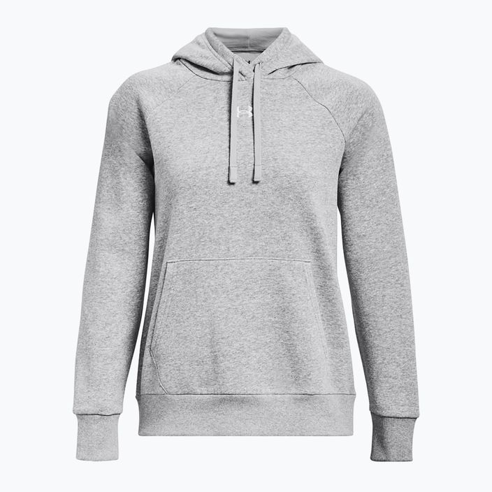 Dámská mikina Under Armour Rival Fleece Hoodie mod gray light heather/white 5