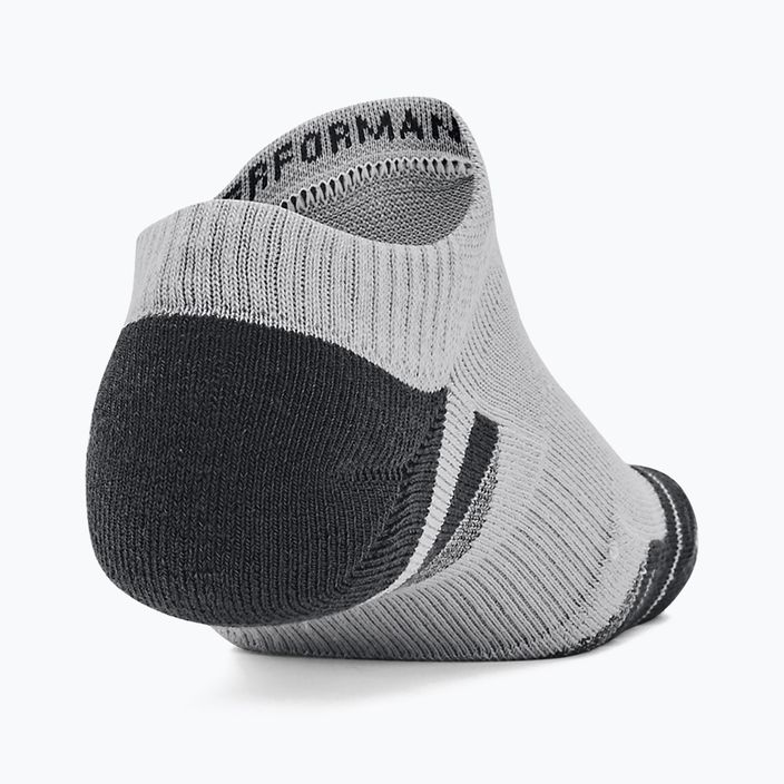 Ponožky Under Armour Performance Tech 3pk NS mod gray/white/jet gray 4