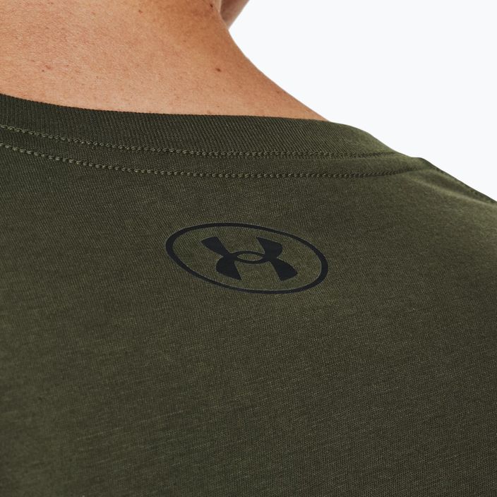Pánské tričko Under Armour Sportstyle Logo T-shirt marine od green// black 3