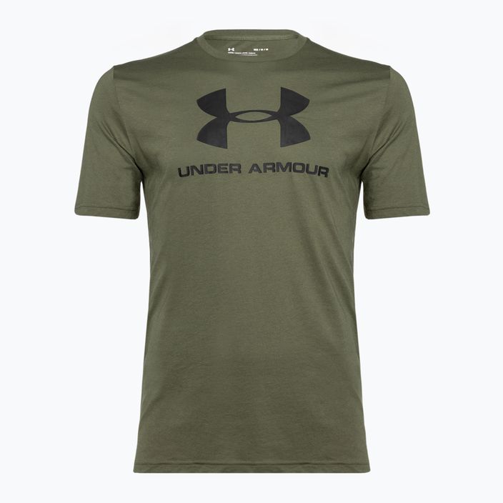 Pánské tričko Under Armour Sportstyle Logo T-shirt marine od green// black 4