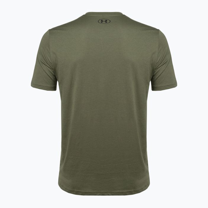 Pánské tričko Under Armour Sportstyle Logo T-shirt marine od green// black 5