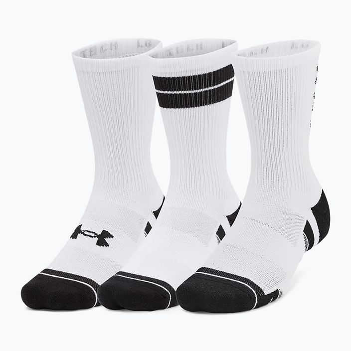 Ponožky Under Armour Perf Tech Nov Crew 3P white/white/black 4