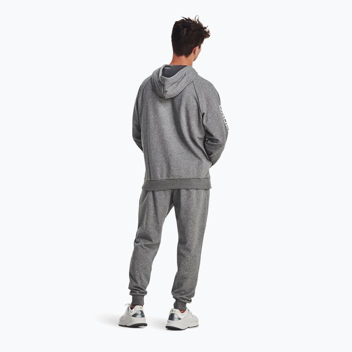 Pánská tepláková souprava Under Armour Rival Fleece Suit castlerock light heather/white 2