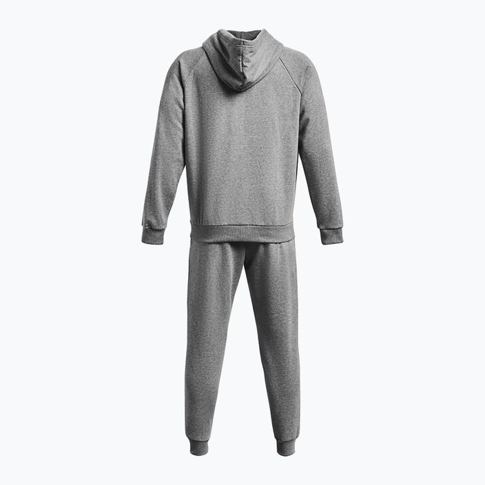 Pánská tepláková souprava Under Armour Rival Fleece Suit castlerock light heather/white 6