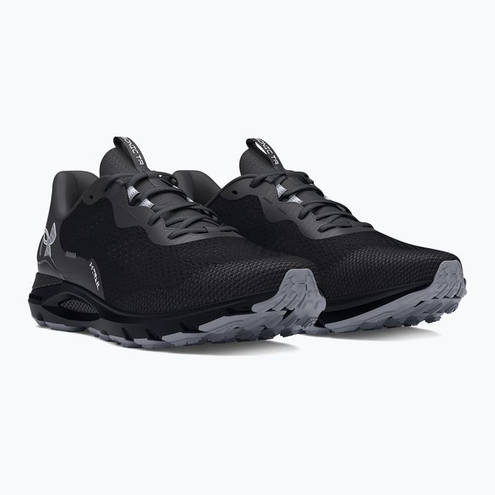 Pánské běžecké boty  Under Armour Sonic Trail black/anthracite/steel 3