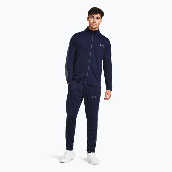 Pánská tepláková souprava Under Armour UA Knit Track Suit midnight navy/downpour gray/downpour gray