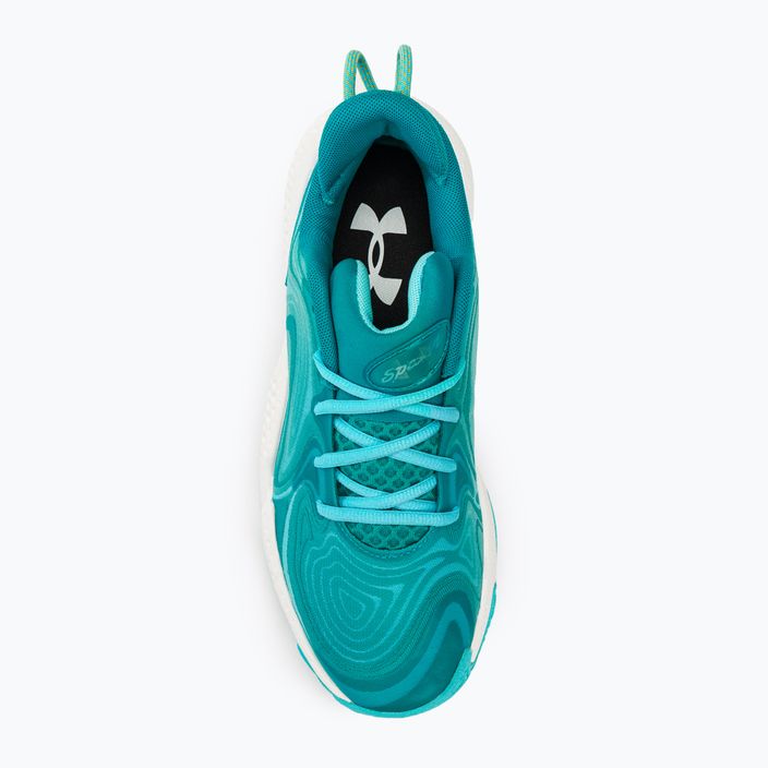 Basketbalové boty Under Armour Spawn 6 circuit teal/sky blue/white 5