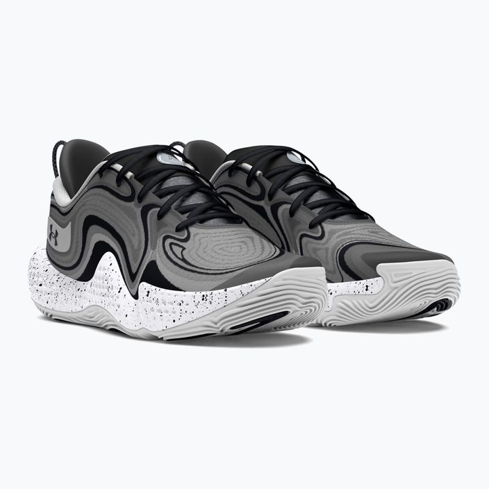 Basketbalové boty Under Armour Spawn 6 mod gray/black/black 8