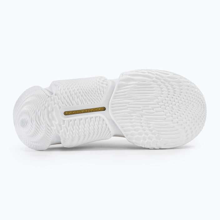 Basketbalové boty Under Armour Flow Futr X3 white/white/metallic gold 4
