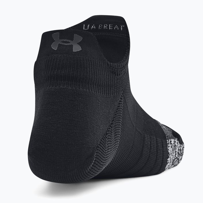 Dámské tréninkové ponožky Under Armour Breathe NS Tab 3 Pack black/black/jet gray 3