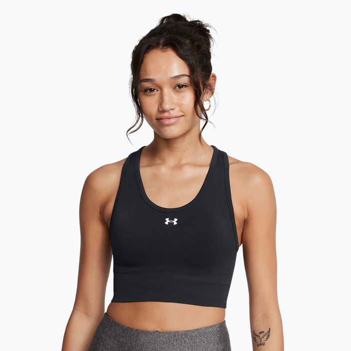 Fitness podprsenka  Under Armour Vanish Seamless Mid Branded black/white