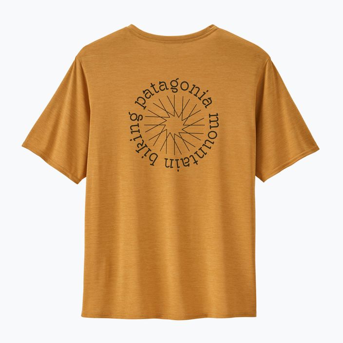 Pánské tričko Patagonia Cap Cool Daily Graphic Shirt Lands spoke stencil/pufferfish gold x-dye 3