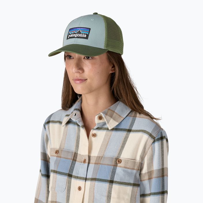 Kšiltovka Patagonia P-6 Logo LoPro Trucker thermail blue 2