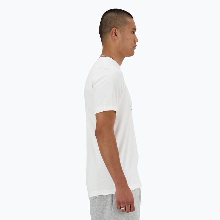 Pánské tričko  New Balance Stacked Logo white 2