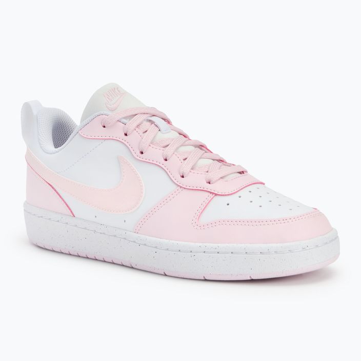 Boty Nike Court Borough Low Recraft white/pink foam