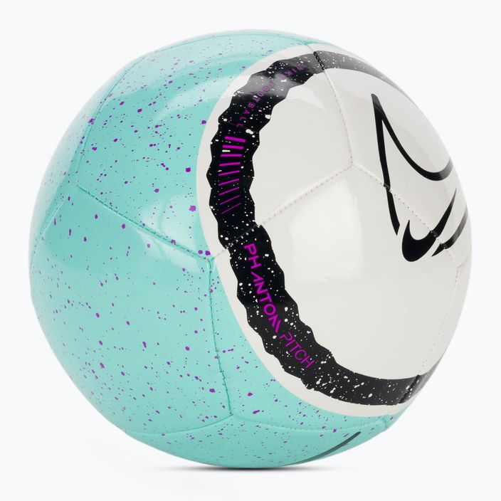 Fotbalový míč Nike Phantom HO23 hyper turquoise/white/fuchsia dream/black velikost 4 2