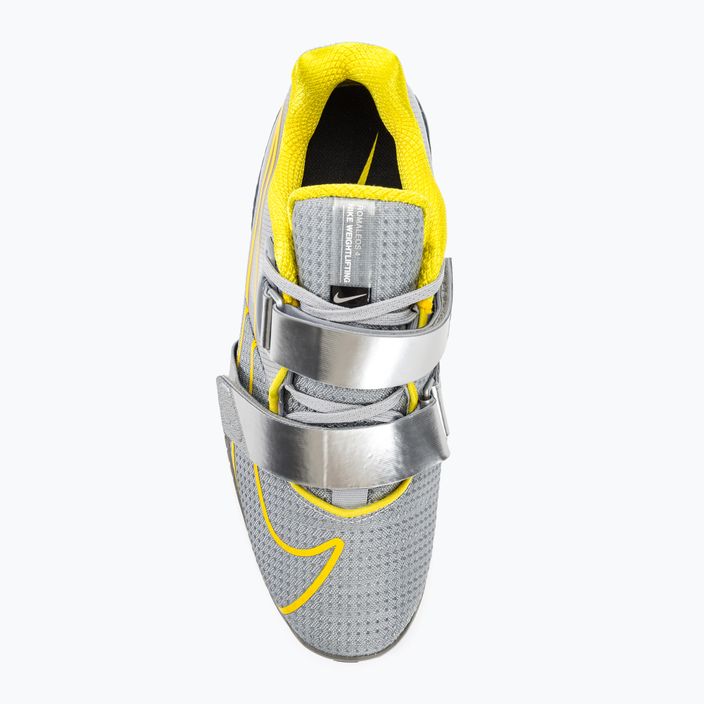 Vzpěračské boty Nike Romaleos 4 wolf grey/lightening/blk met silver 6