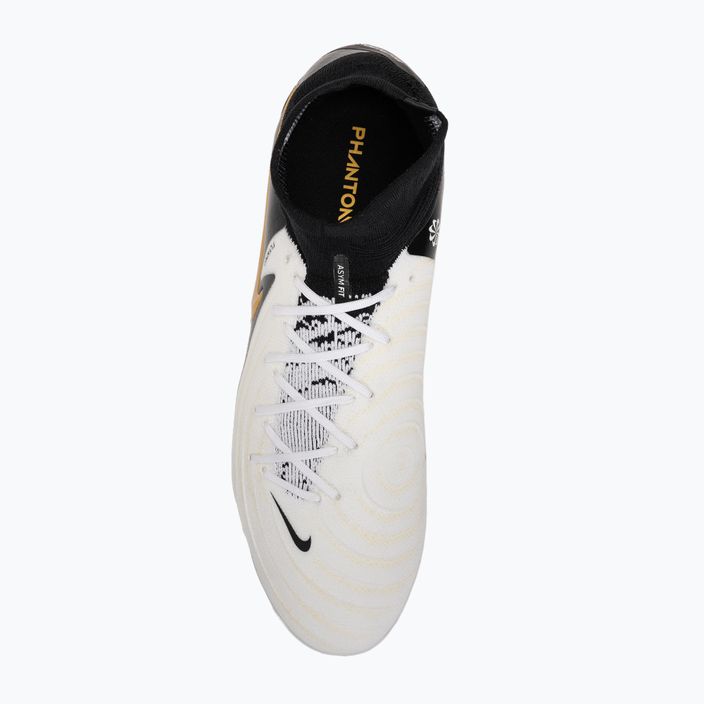 Pánské fotbalové boty Nike Phantom Luna II Pro FG white/metallic gold coin/black 5