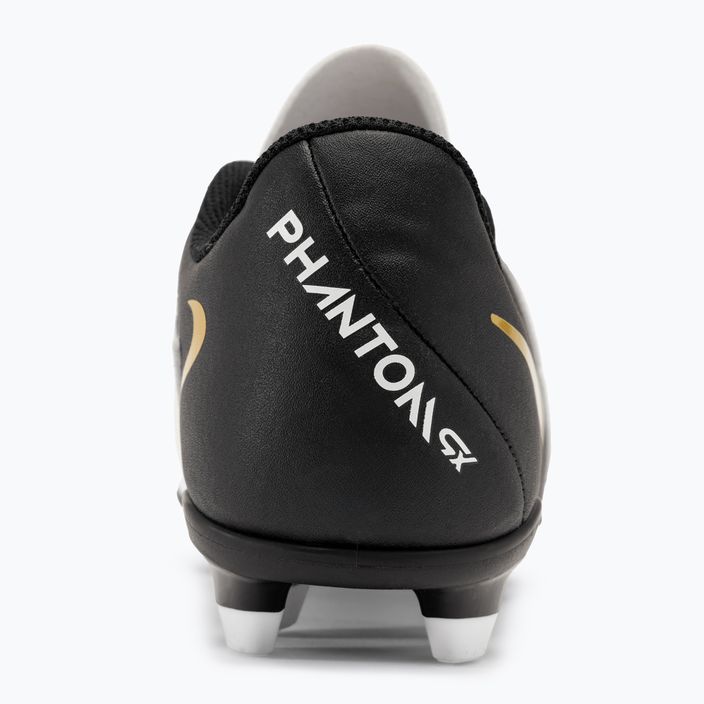 Dětské kopačky Nike Phantom GX II Club FG/MG Junior white/metallic gold coin/black 6