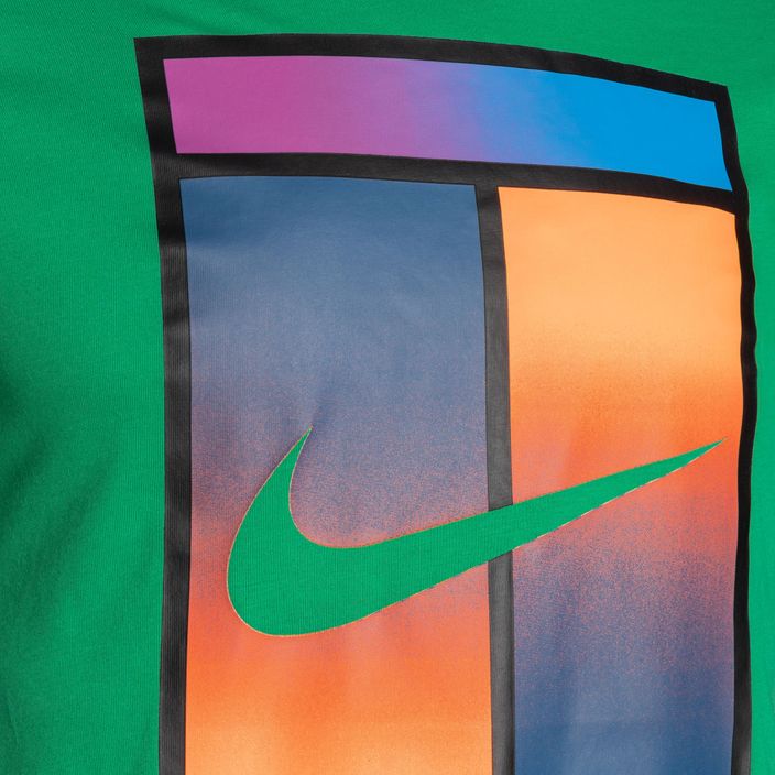 Pánské tenisové tričko Nike Court Dri-Fit Heritage stadium green 3