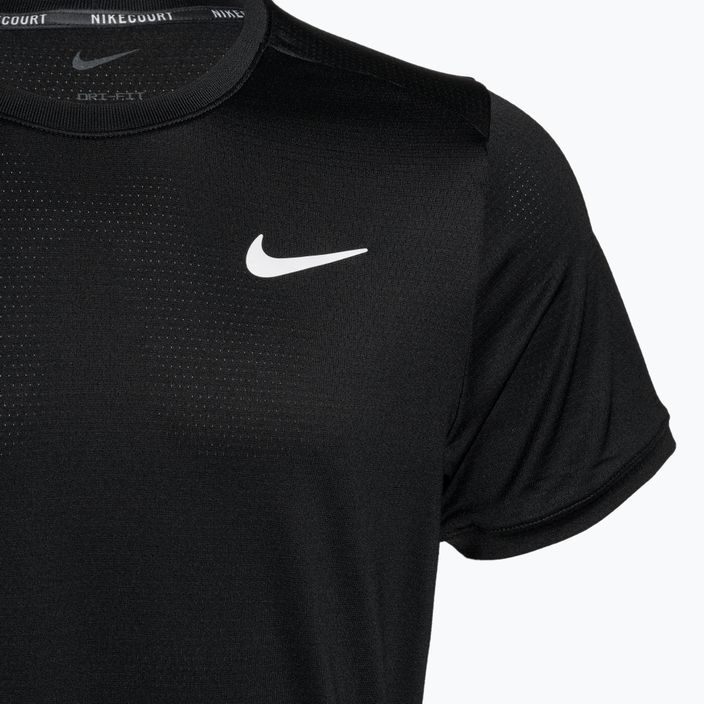 Pánské tenisové tričko Nike Court Dri-Fit Advantage black/white 3