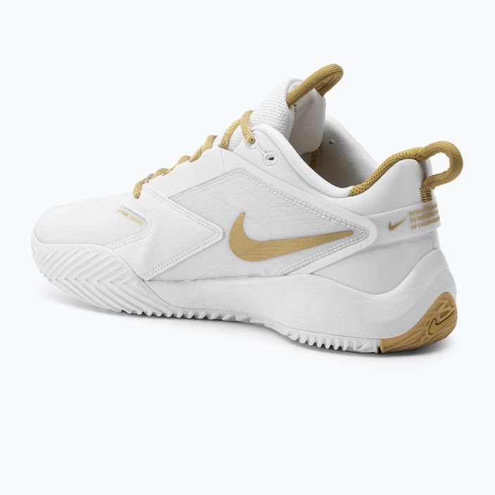 Volejbalové boty  Nike Zoom Hyperace 3 white/mtlc gold-photon dust 3