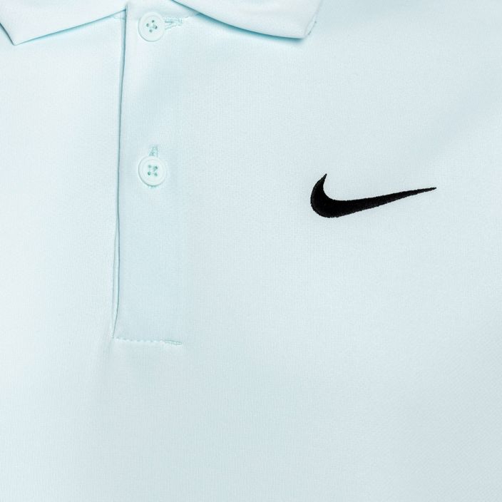 Pánské tričko Nike Court Dri-Fit Polo Solid glacier blue/black 3