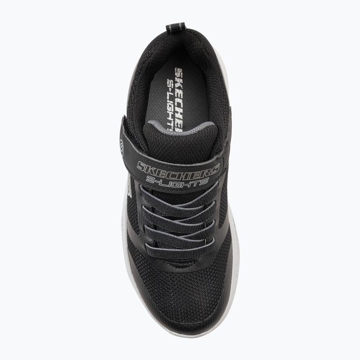 Dětská tréninková obuv SKECHERS Skechers Meteor-Lights black/grey 6
