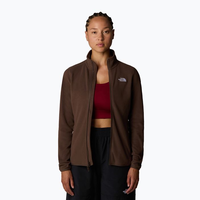 Dámská mikina  The North Face 100 Glacier FZ smokey brown