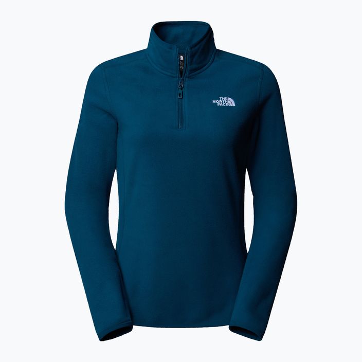 Dámská mikina  The North Face 100 Glacier 1/4 Zip midnight petrol 4