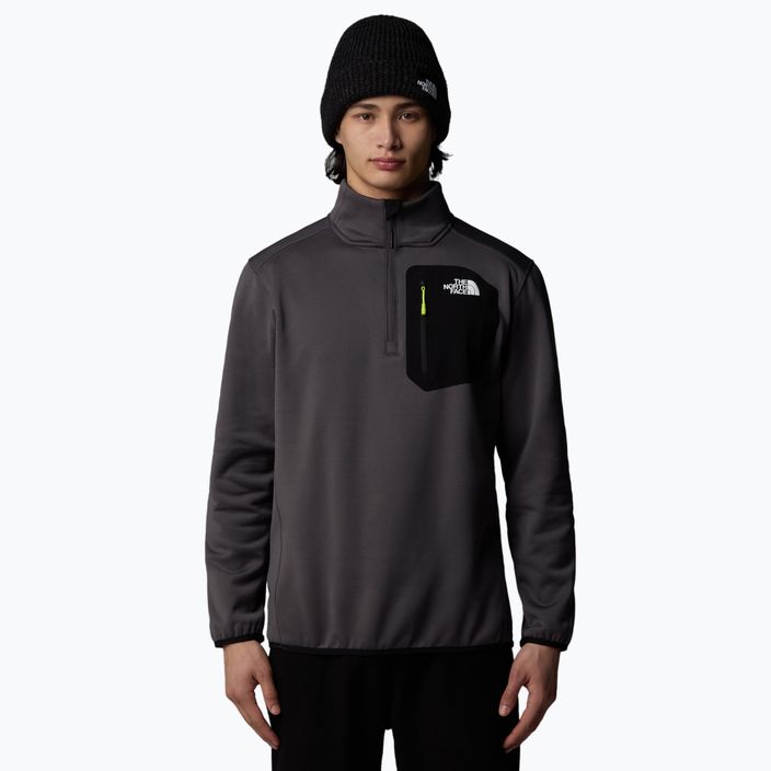 Pánská mikina  The North Face Crest 1/4 Zip anthracite grey/ black