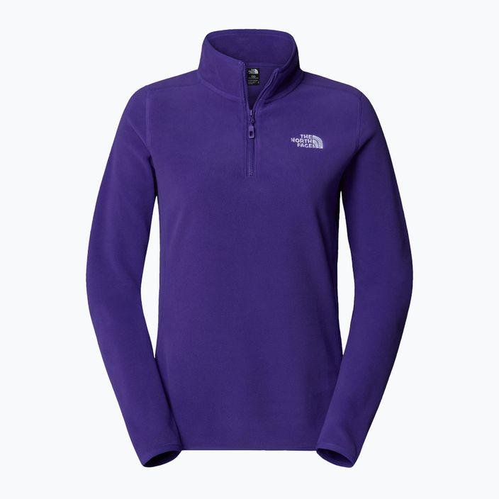 Dámská mikina  The North Face 100 Glacier 1/4 Zip peak purple