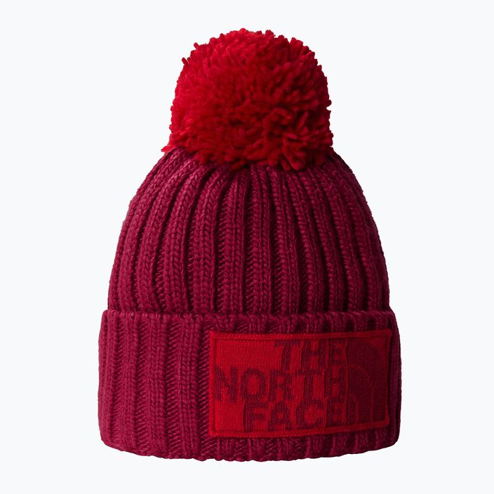 Pánská zimní čepice The North Face Heritage Ski Tuke beetroot/red