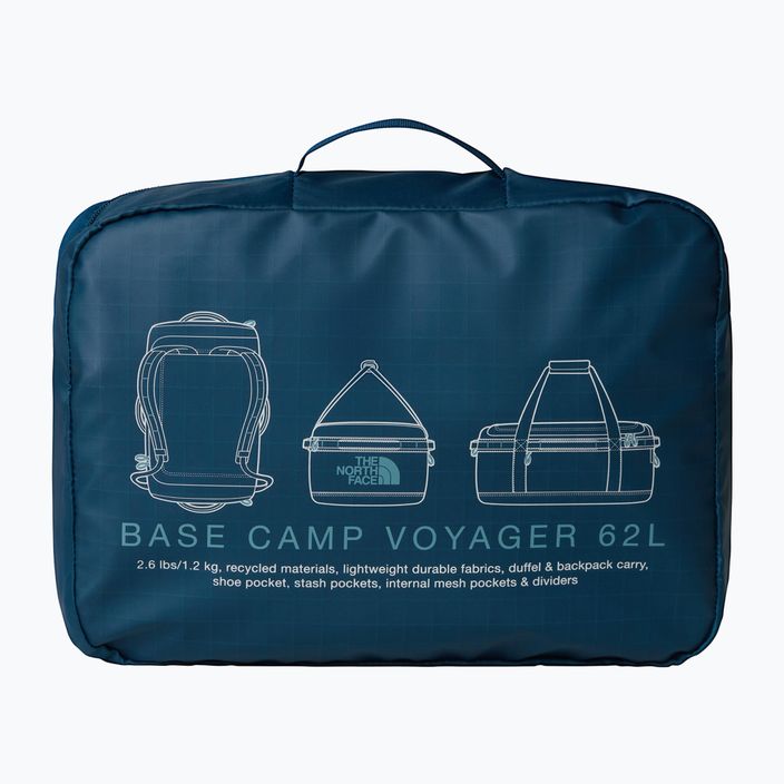 Cestovní taška The North Face Base Camp Voyager Duffel 62 l midnight petrol/algae blue 4