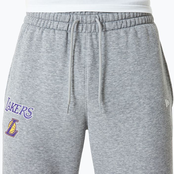 Pánské kalhoty  New Era NBA Essentials Jogger Los Angeles Lakers grey med 4
