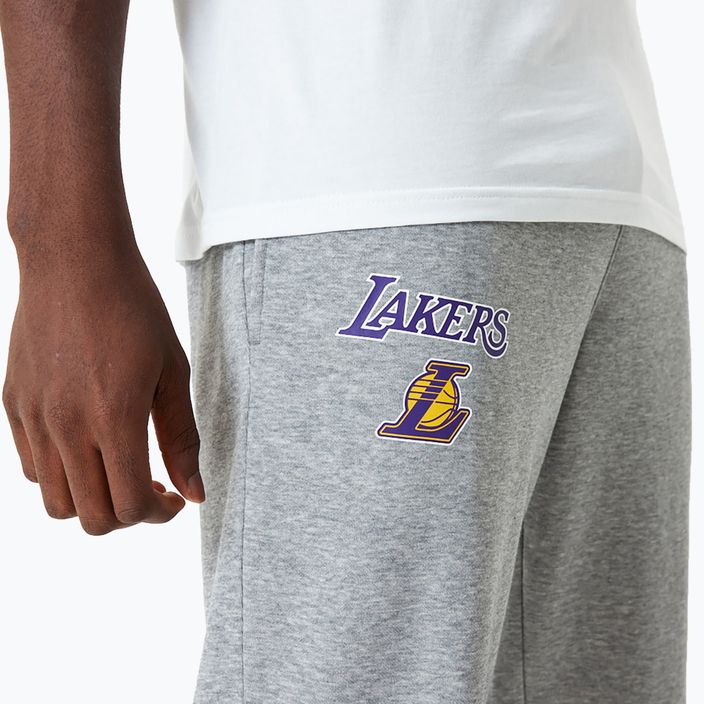 Pánské kalhoty  New Era NBA Essentials Jogger Los Angeles Lakers grey med 5