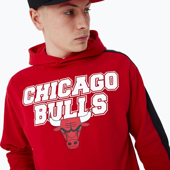Pánská mikina New Era NBA Large Graphic OS Hoody Chicago Bulls red 4