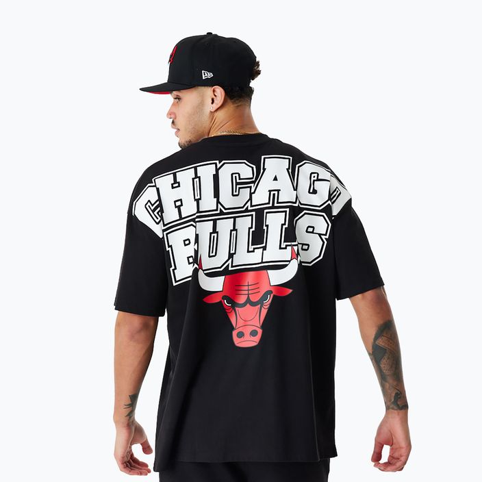 Pánské tričko New Era NBA Large Graphic BP OS Tee Chicago Bulls black 3