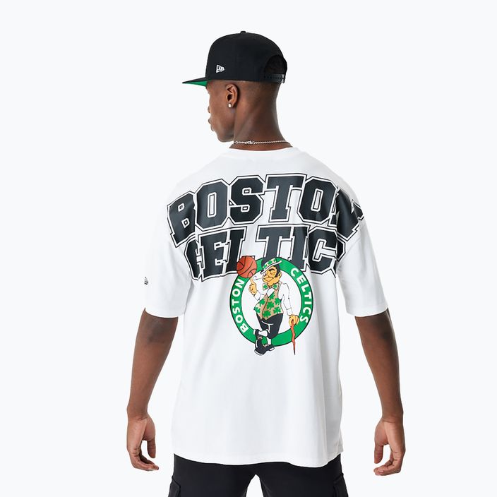 Pánské tričko New Era NBA Large Graphic BP OS Tee Boston Celtics white 3