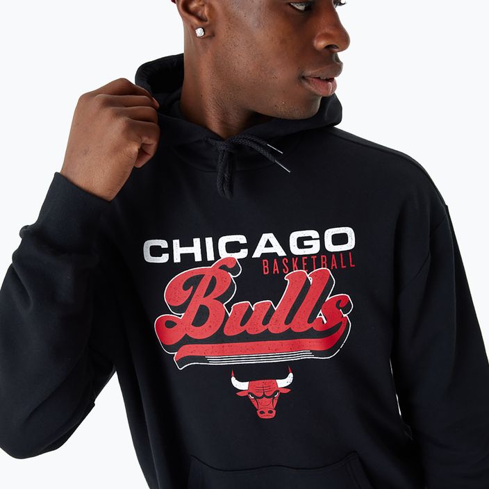 Pánská mikina New Era NBA Graphic OS Hoody Chicago Bulls black 4