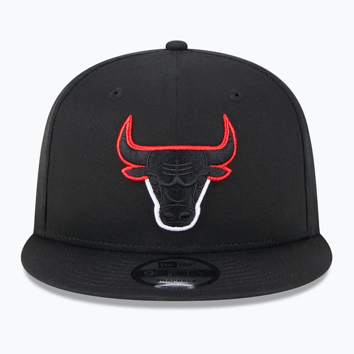Čepice  New Era Split Logo 9Fifty Chicago Bulls black 3