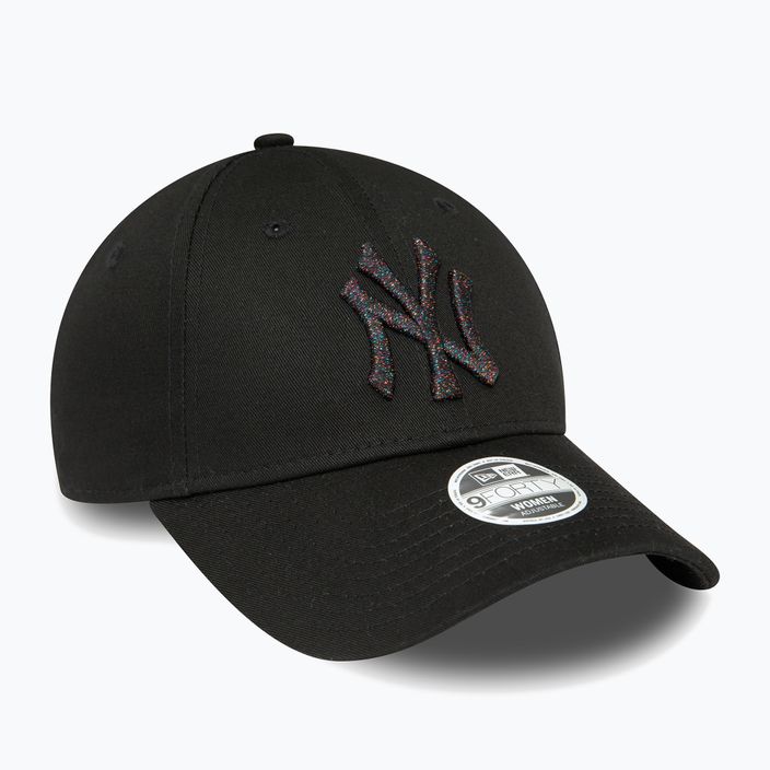 Dámská kšiltovka  New Era Metallic Logo 9Forty New York Yankees black 3