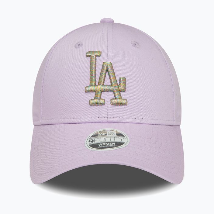 Dámská kšiltovka  New Era Metallic Logo 9Forty Los Angeles Dodgers pastel purple 2