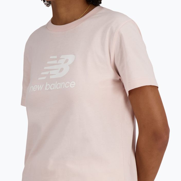 Dámské tričko New Balance Jersey Stacked Logo T-Shirt quartzpi 4