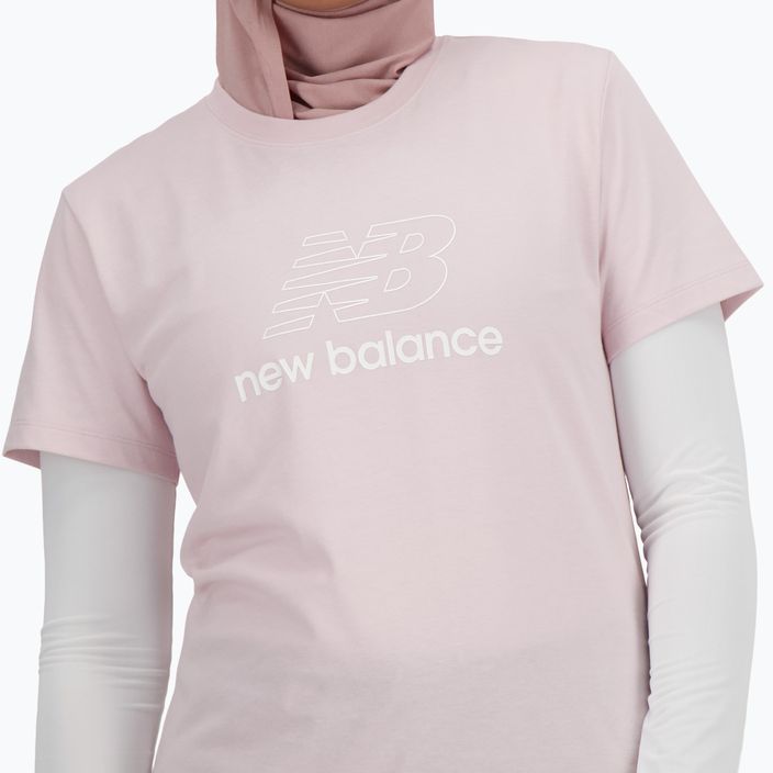 Dámské tričko  New Balance Script Tee stonepin 4