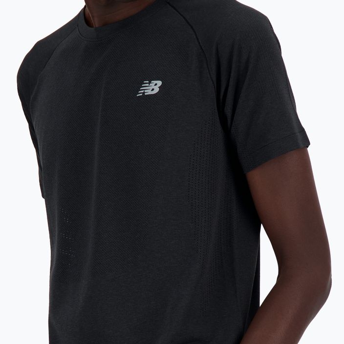 Pánské bezešvé black tričko New Balance Athletics 5