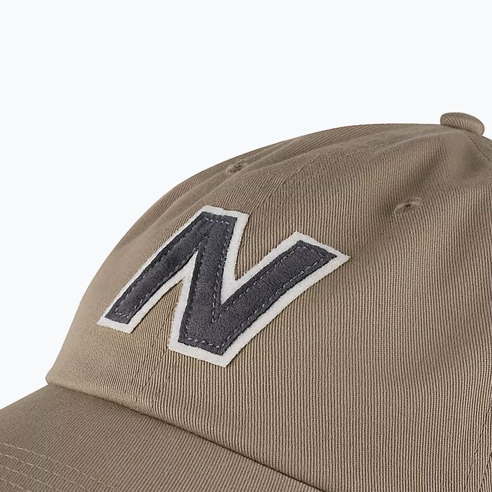 Kšiltovka New Balance V990 Block N Curved Brim stone ware 3