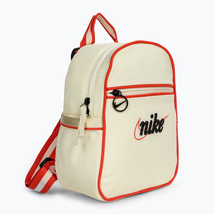 Dámský městský batoh Nike Sportswear Futura 365 Mini 6 l coconut milk/picante red/black 3