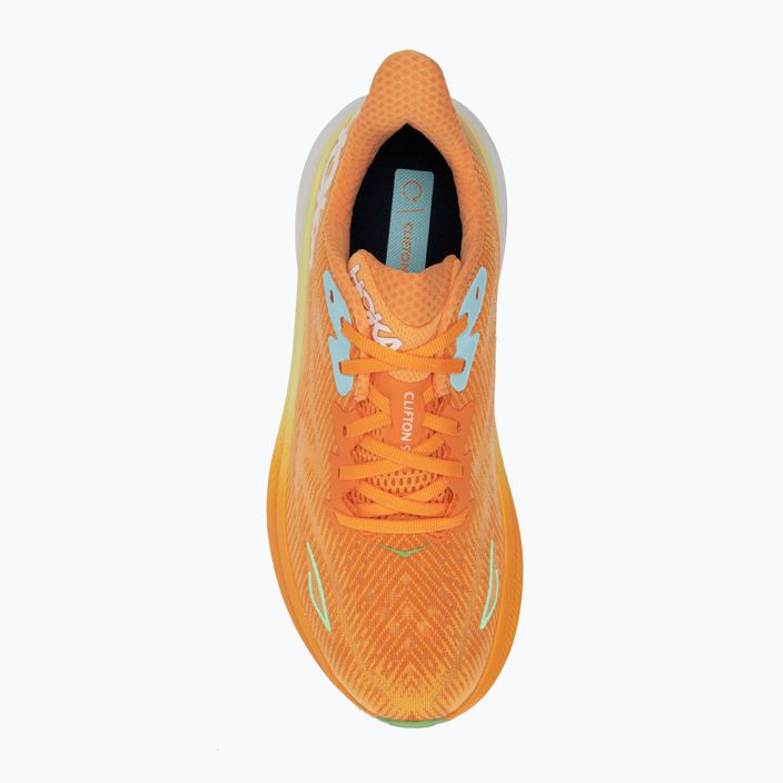 Pánské běžecké boty HOKA Clifton 9 solar flare/sherbet 5